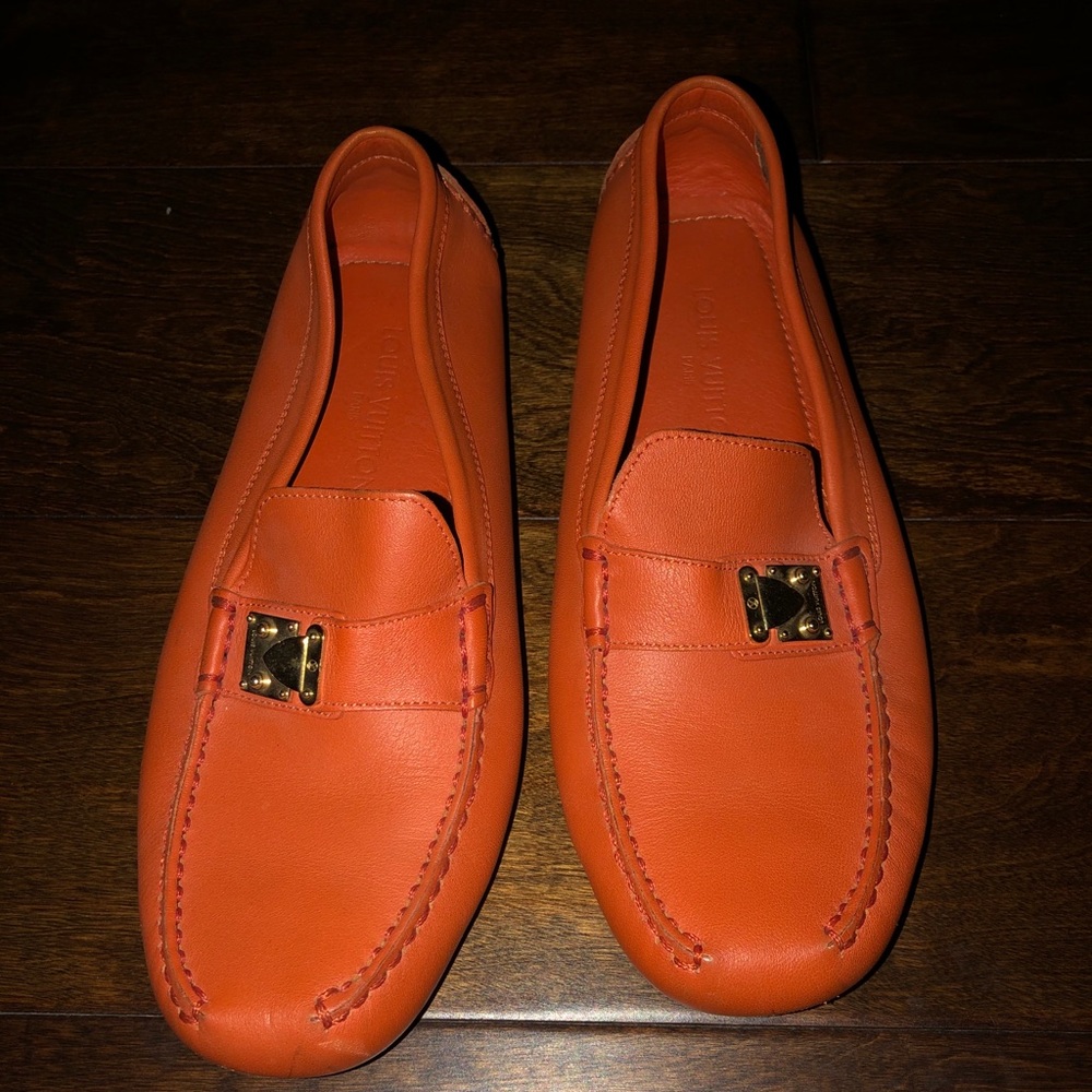 Vintage Louis Vuitton Suhali Driving Loafers Flats